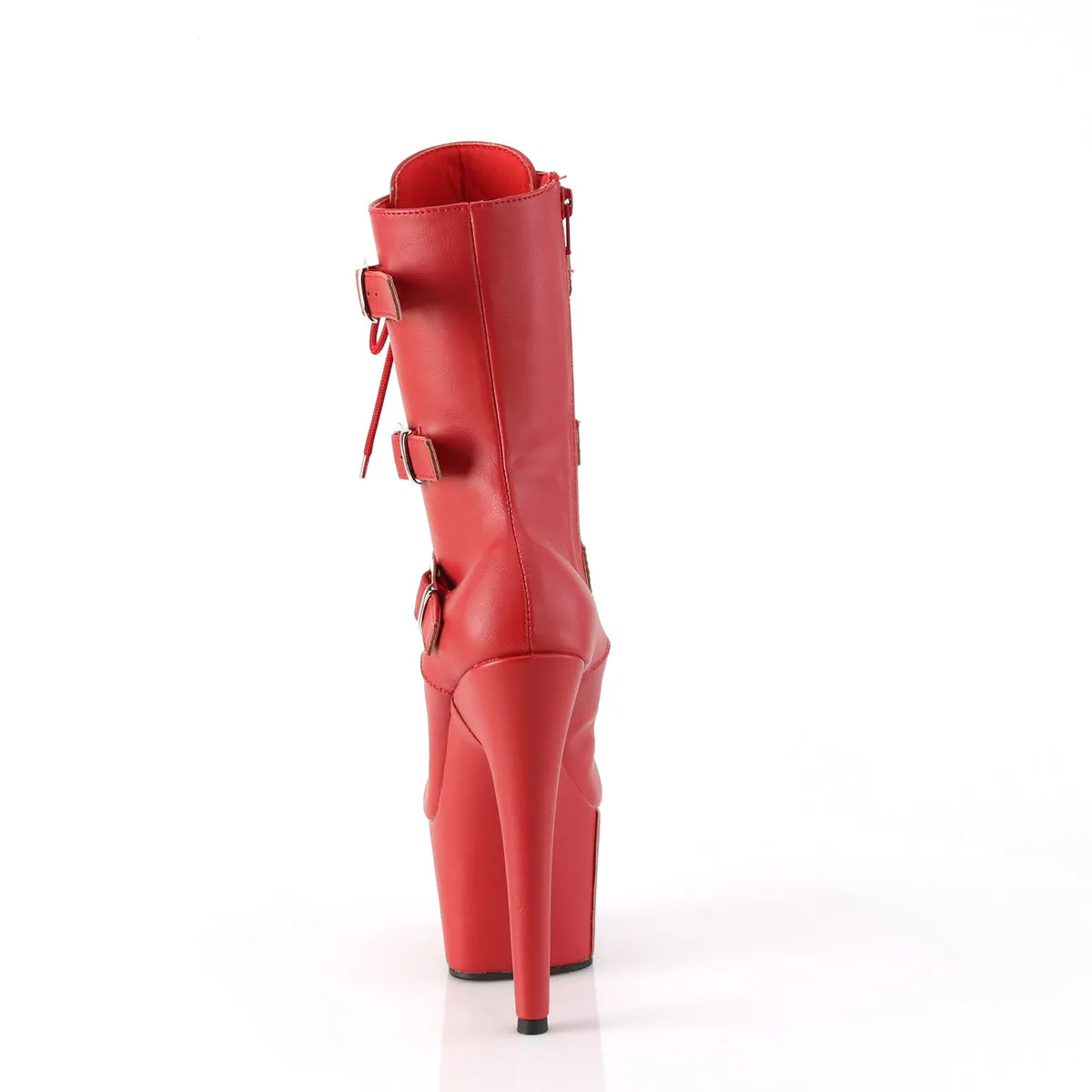 ADORE-1043  Red Faux Leather/Matching