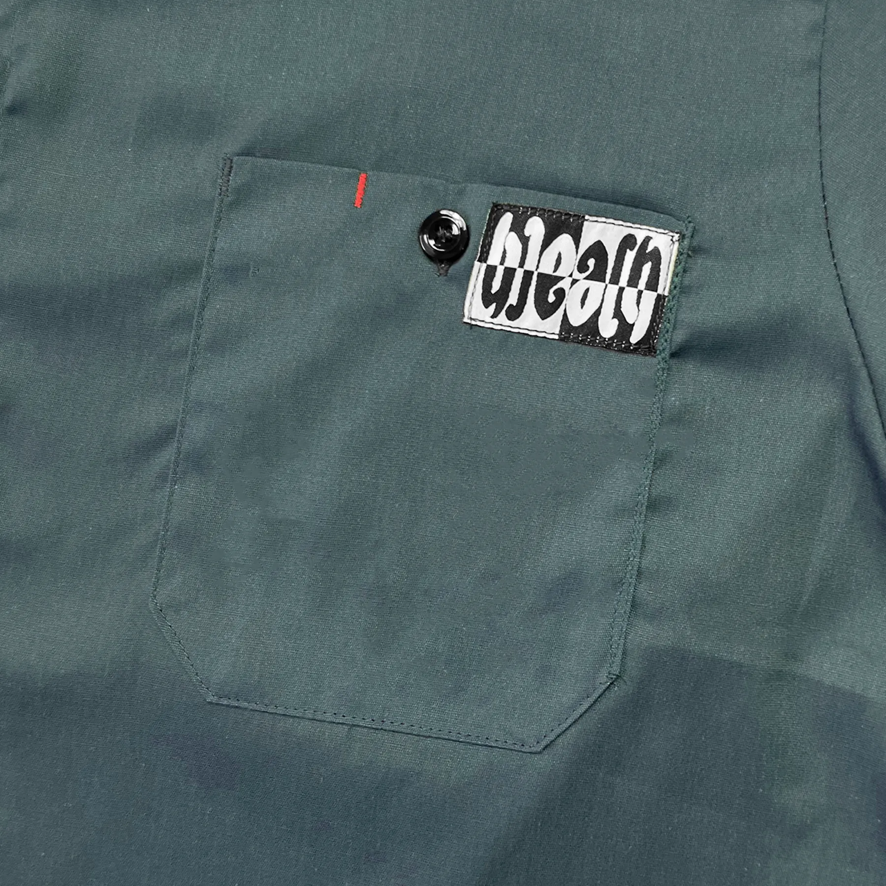 All Bad Button Up Work Shirt - Green