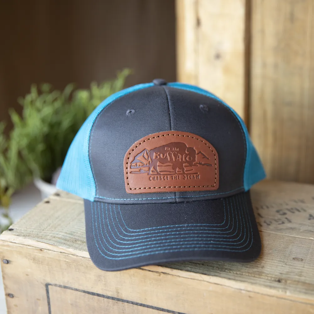 Be the Buffalo Leather Patch Hat