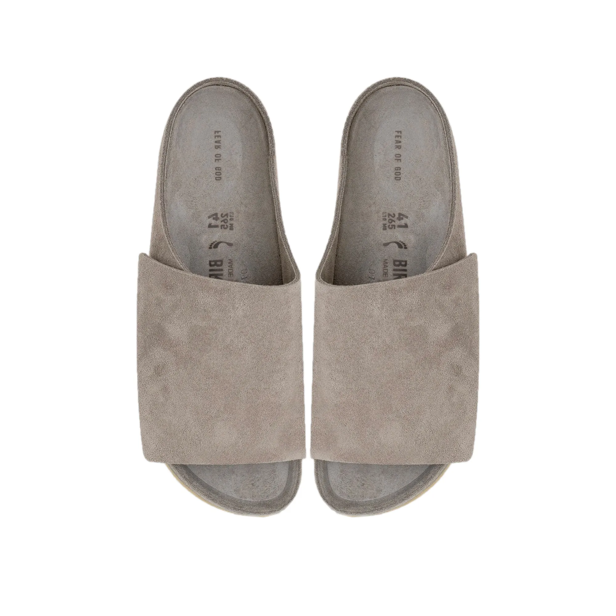 Birkenstock x Fear of God Los Feliz Suede Leather Slides