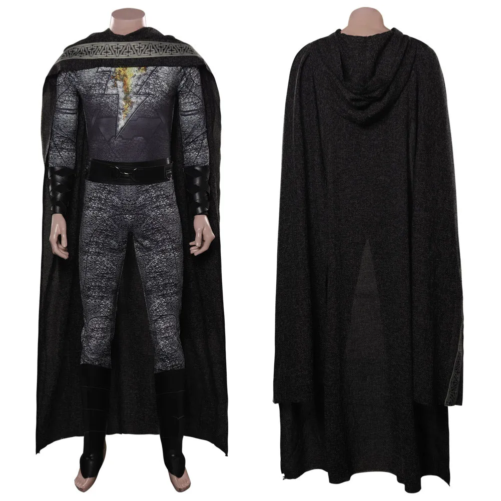 Black Adam Teth-Adam Cosplay Costume Outfits Jumpsuit Cloak Halloween Carnival Suit