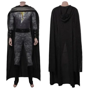 Black Adam Teth-Adam Cosplay Costume Outfits Jumpsuit Cloak Halloween Carnival Suit
