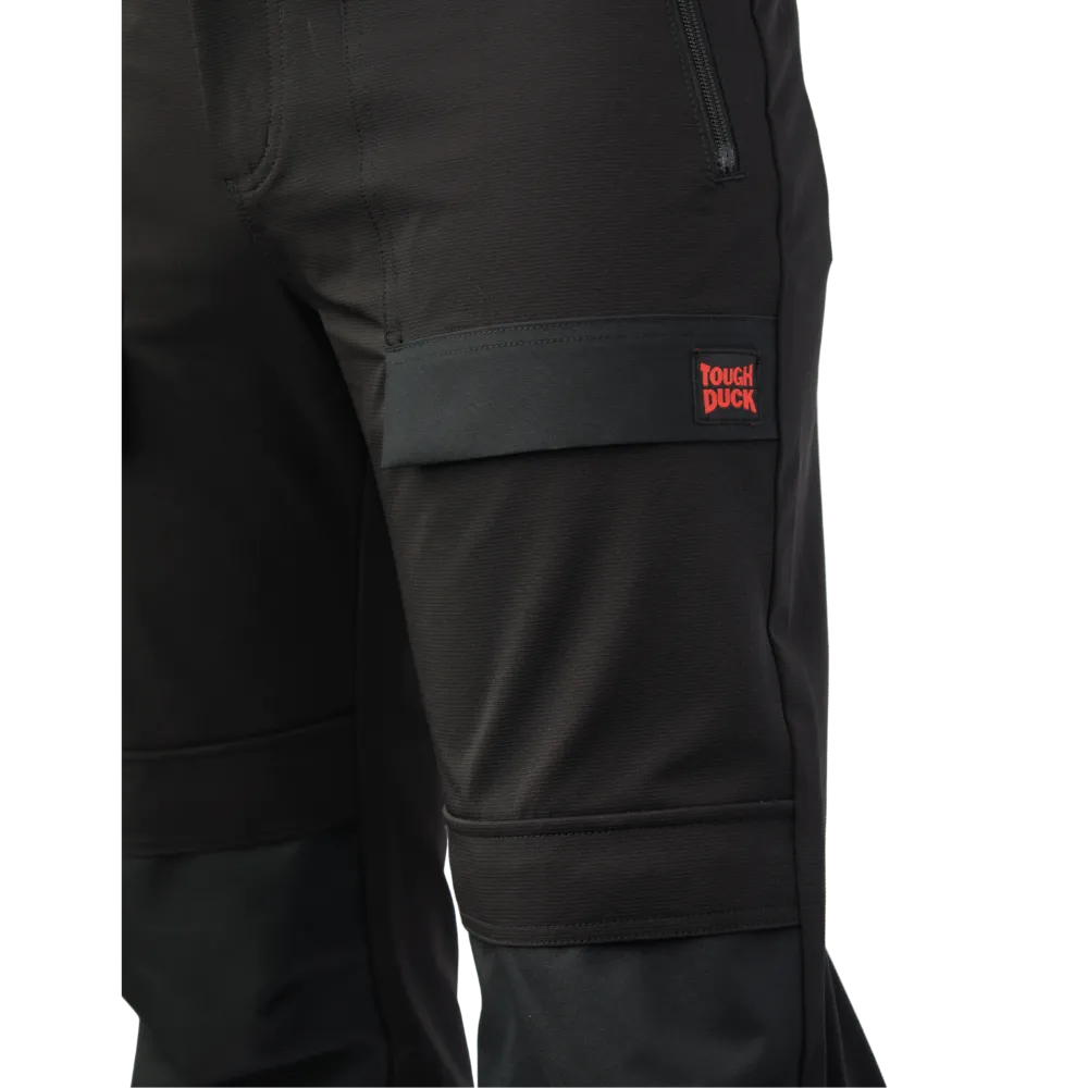 Black Comfort Fit Free Flex Jogger with Tapered Leg by Tough Duck - Style WP14