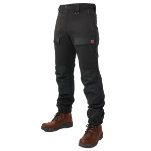 Black Comfort Fit Free Flex Jogger with Tapered Leg by Tough Duck - Style WP14