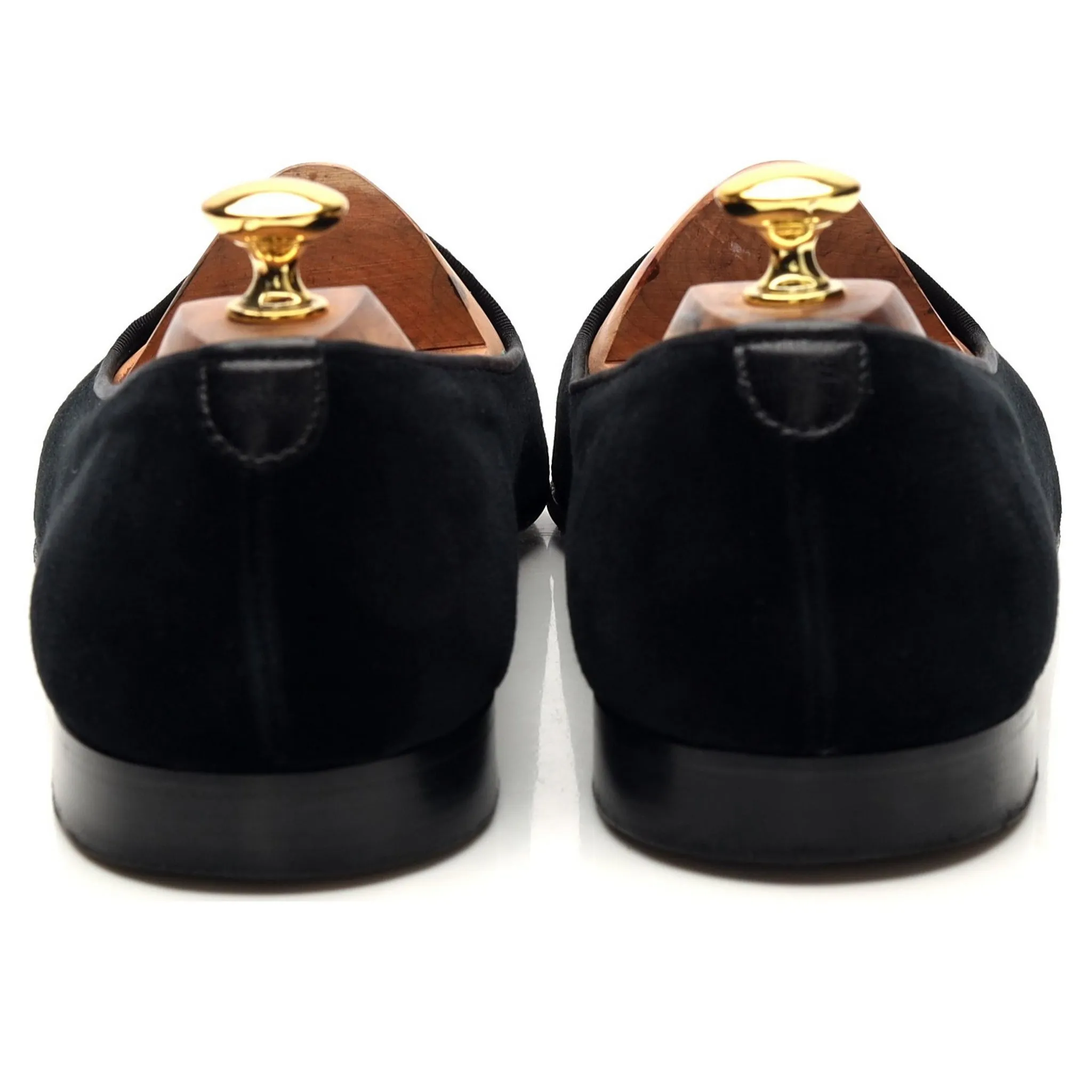Black Velvet Slippers UK 10.5 E