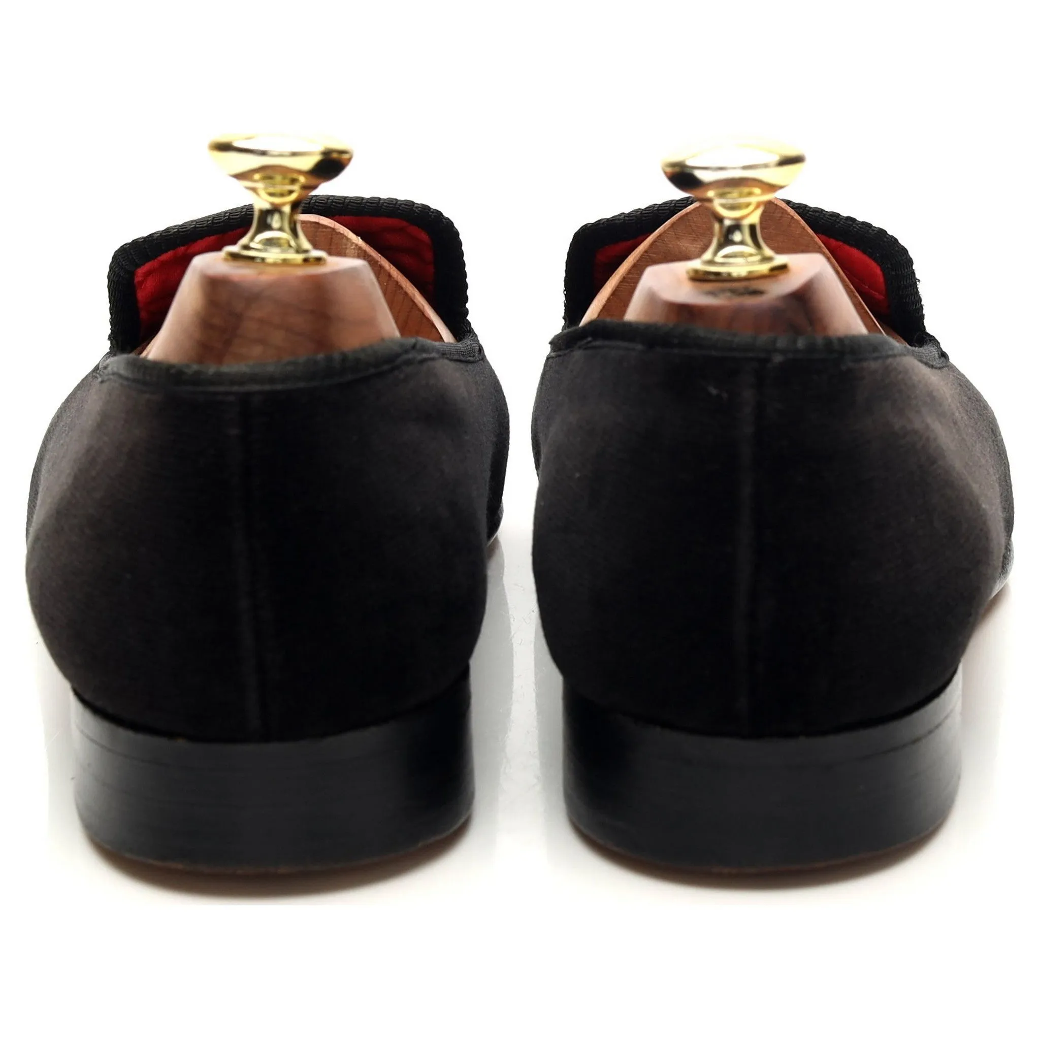 Black Velvet Slippers UK 6.5