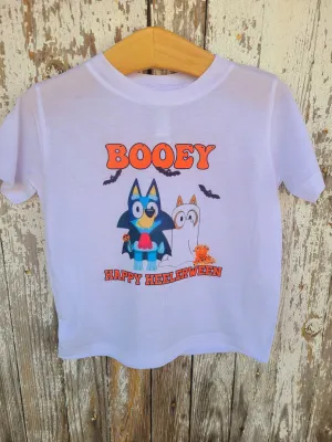 Blue dog Halloween shirt