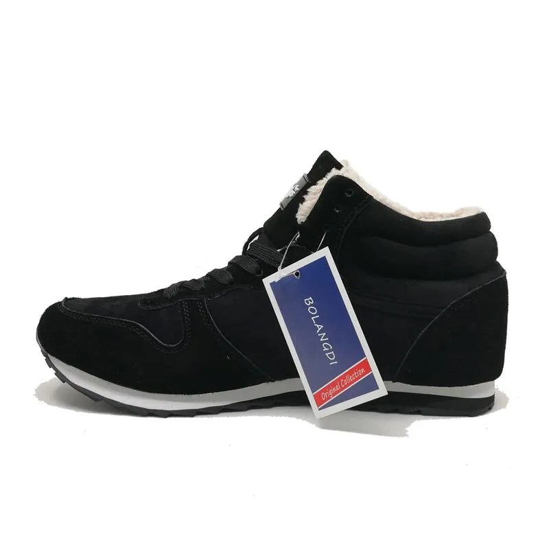 Bolangdi Genuine Leather Winter Boots