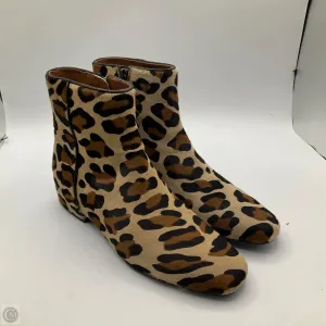 Boots Ankle Flats By Aquatalia In Animal Print, Size: 7