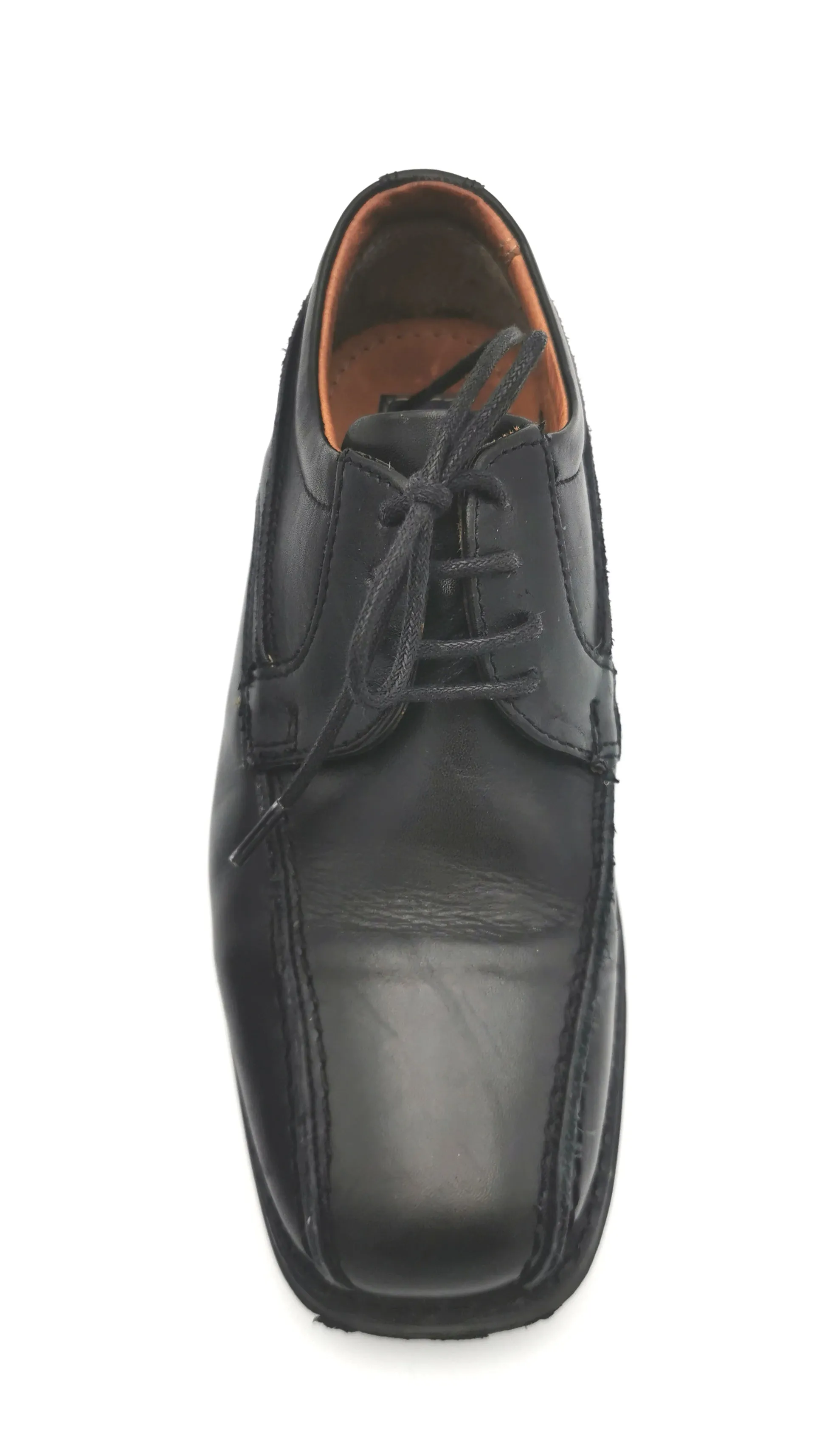 BOY SIZE 13.5 YOUTH - SERGIO CLASSIC LINE Dress Shoes, Black EUC B12