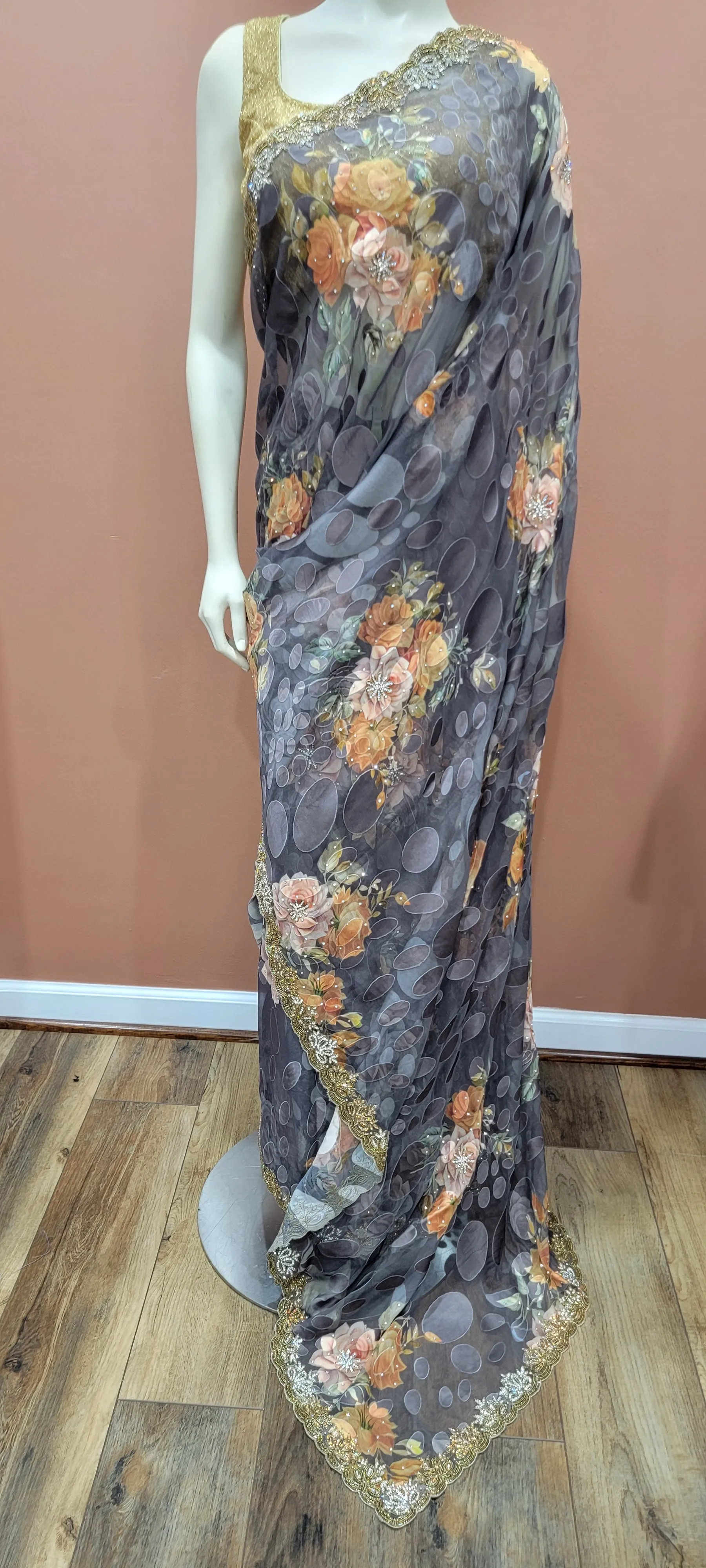 Braso Hand work Saree Collection.
