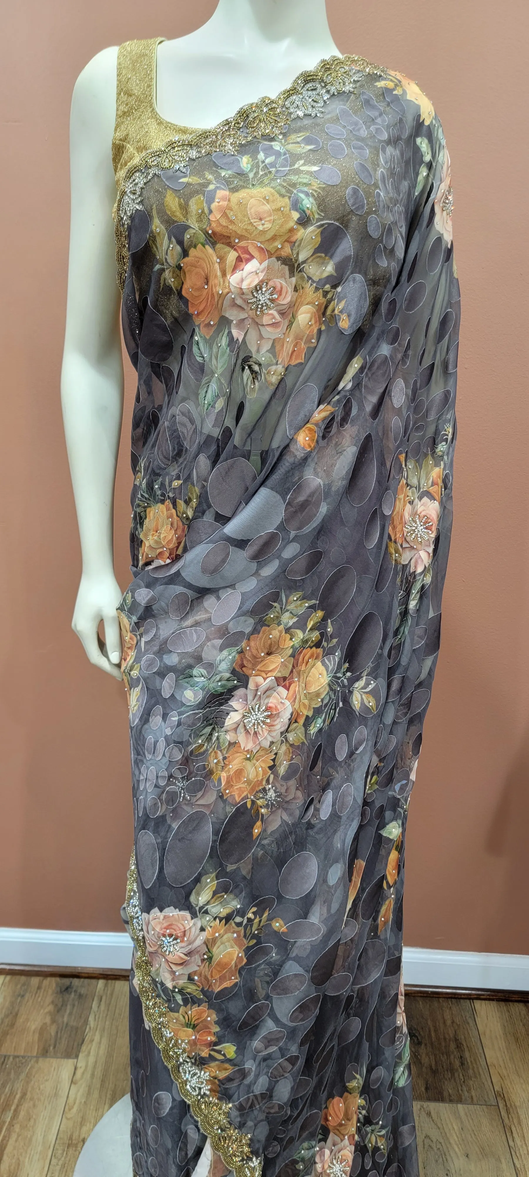 Braso Hand work Saree Collection.