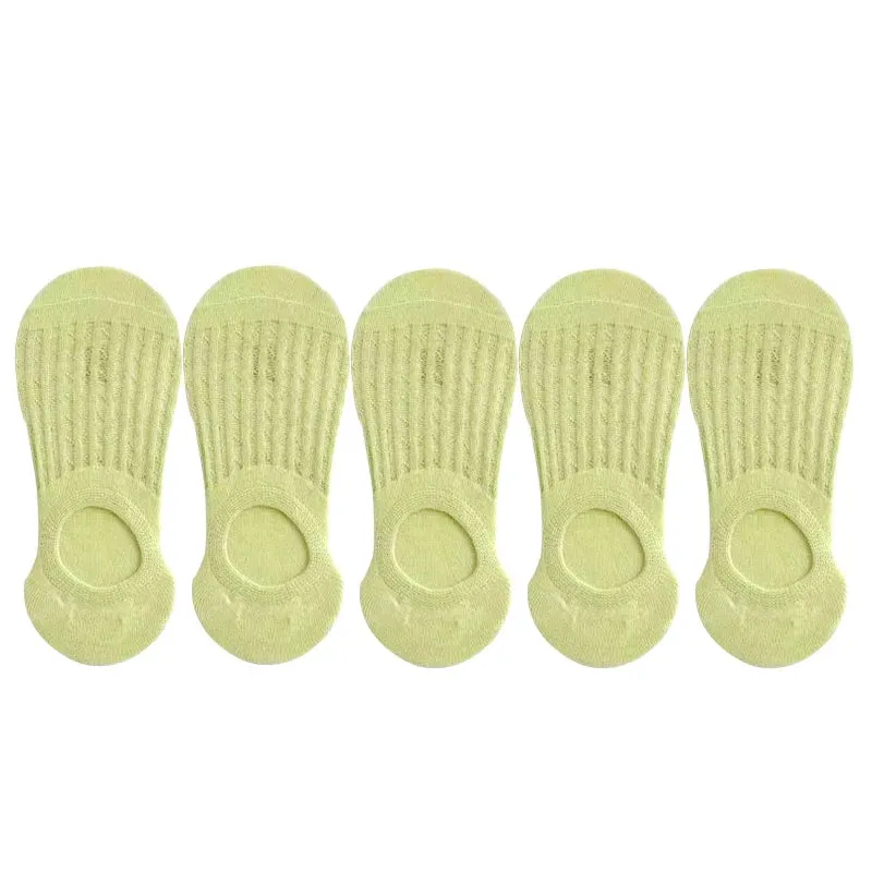 Breathable Silicone Non-slip Cotton Boat Socks