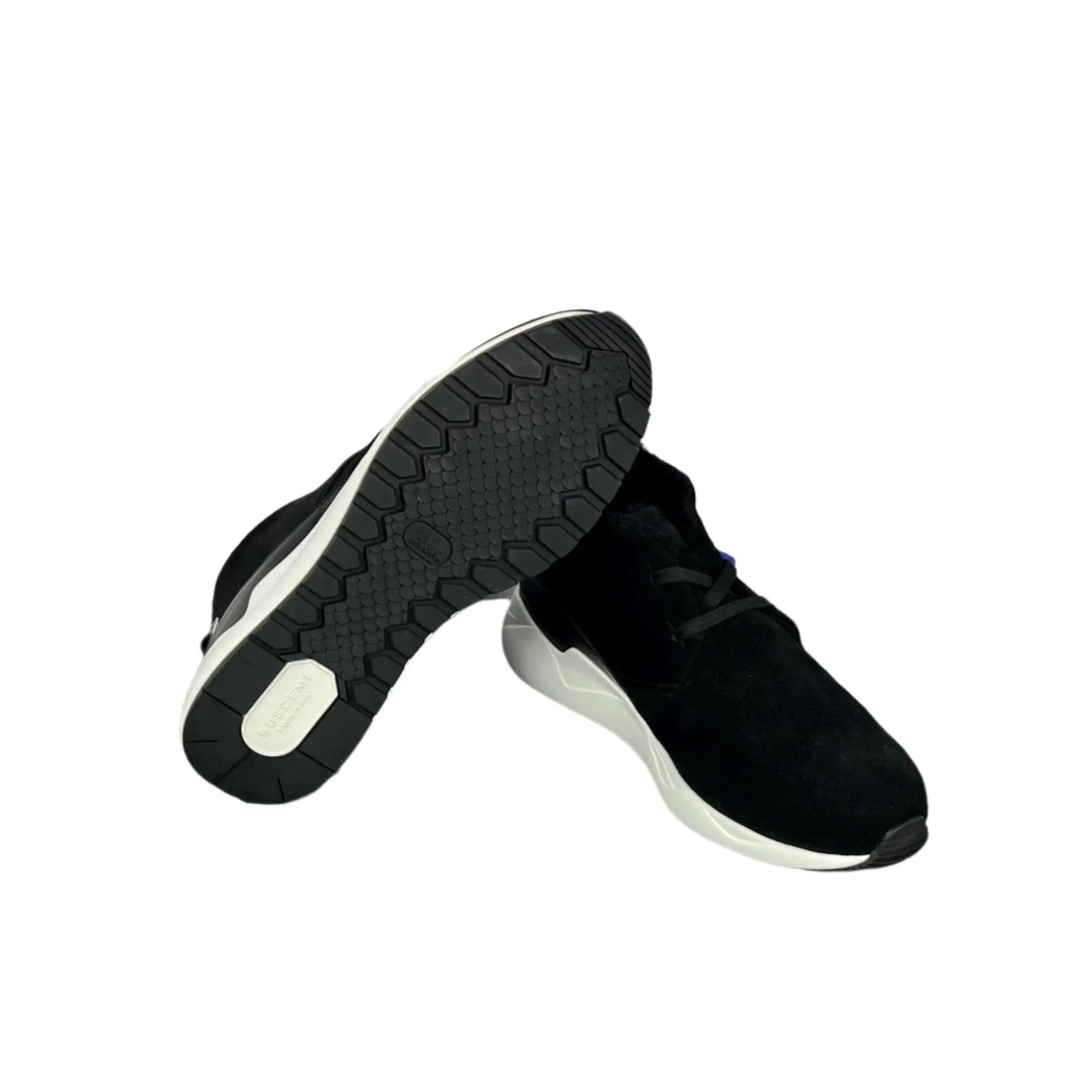 Buscemi Men's Sunset Fur Black Faux Fur Sneakers