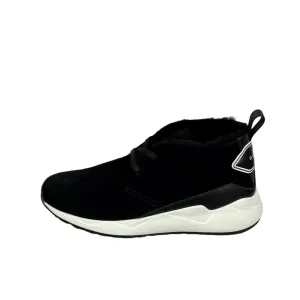 Buscemi Men's Sunset Fur Black Faux Fur Sneakers