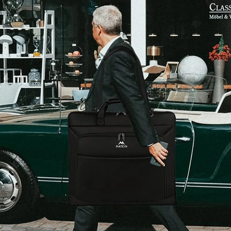 Business Travel Garment Bag Waterproof Hanging Suit Luggage Bag with Strap