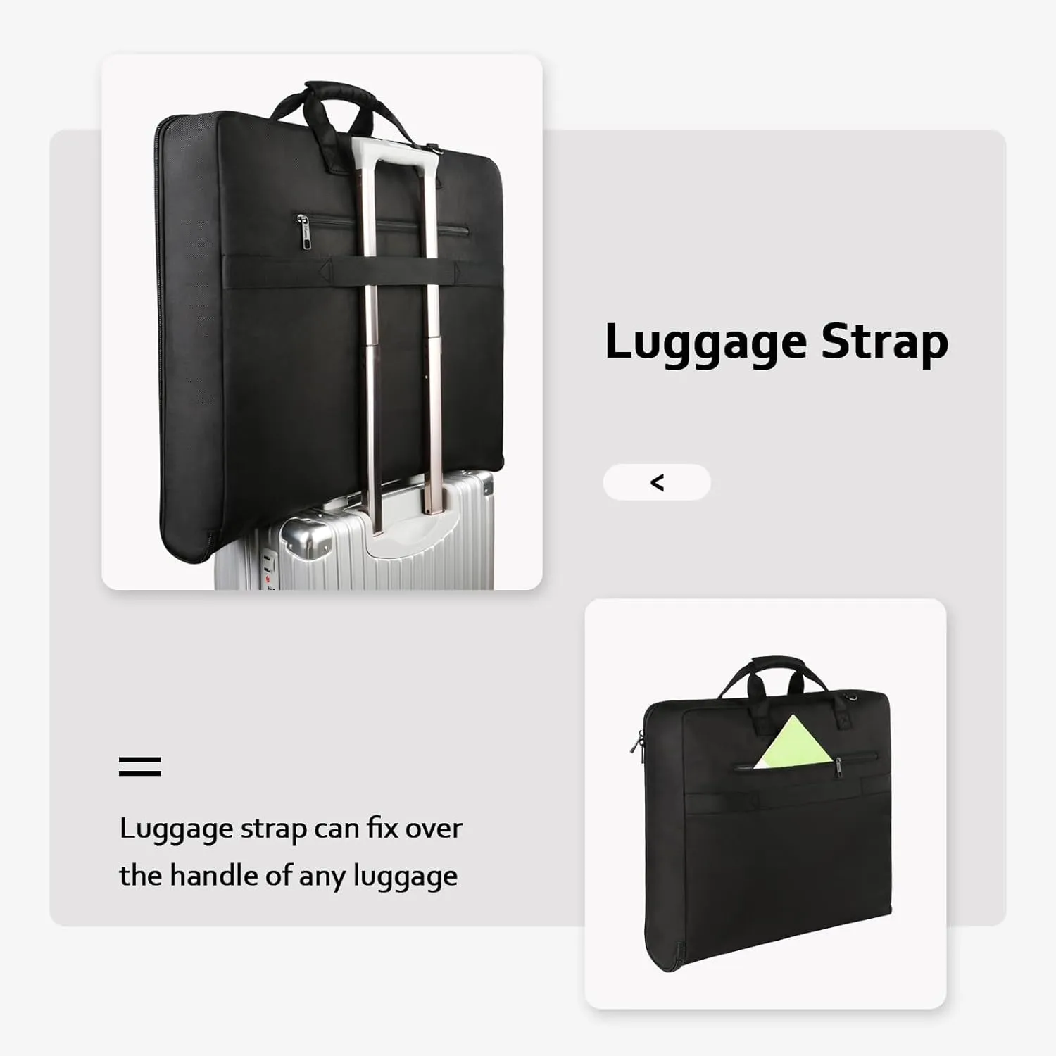Business Travel Garment Bag Waterproof Hanging Suit Luggage Bag with Strap