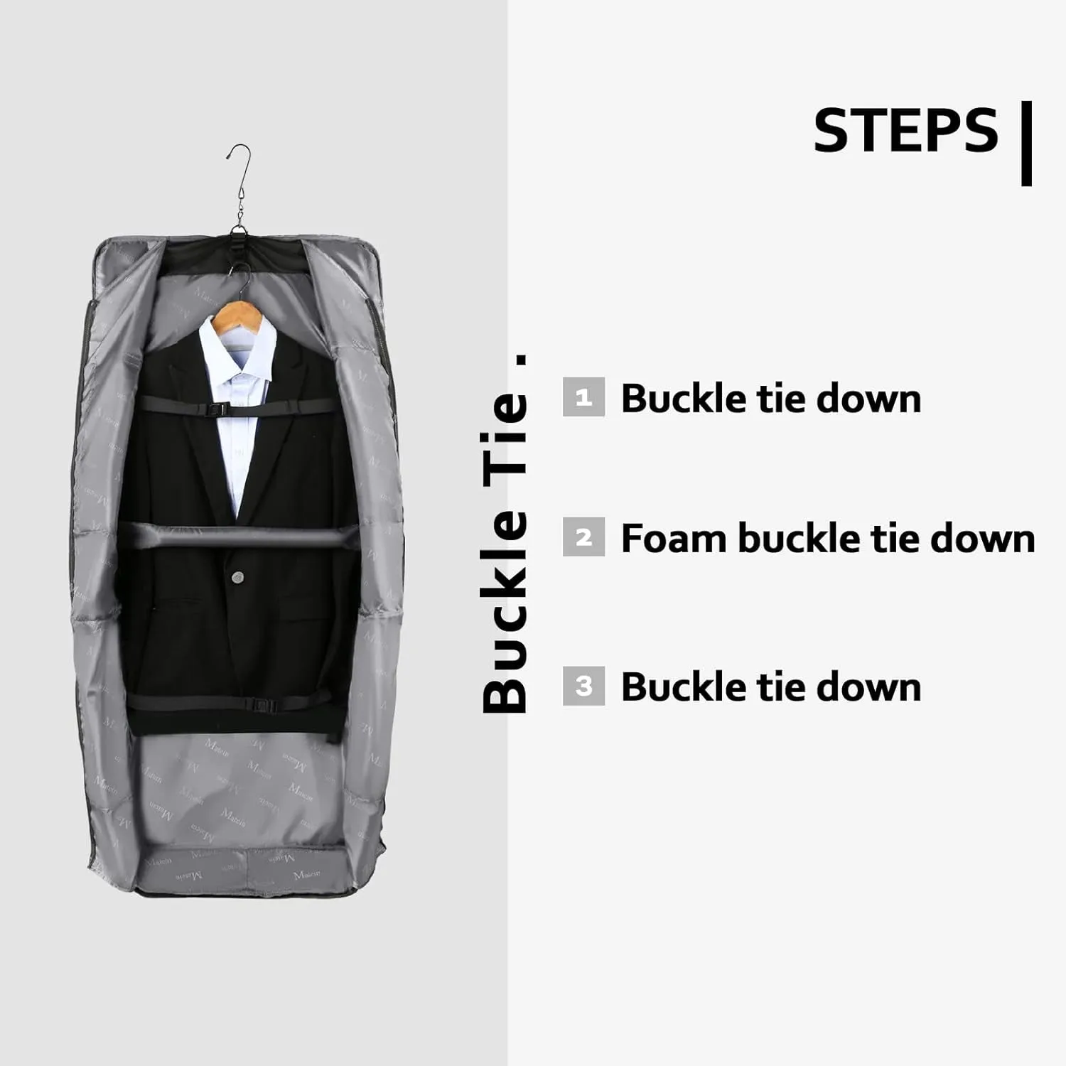 Business Travel Garment Bag Waterproof Hanging Suit Luggage Bag with Strap