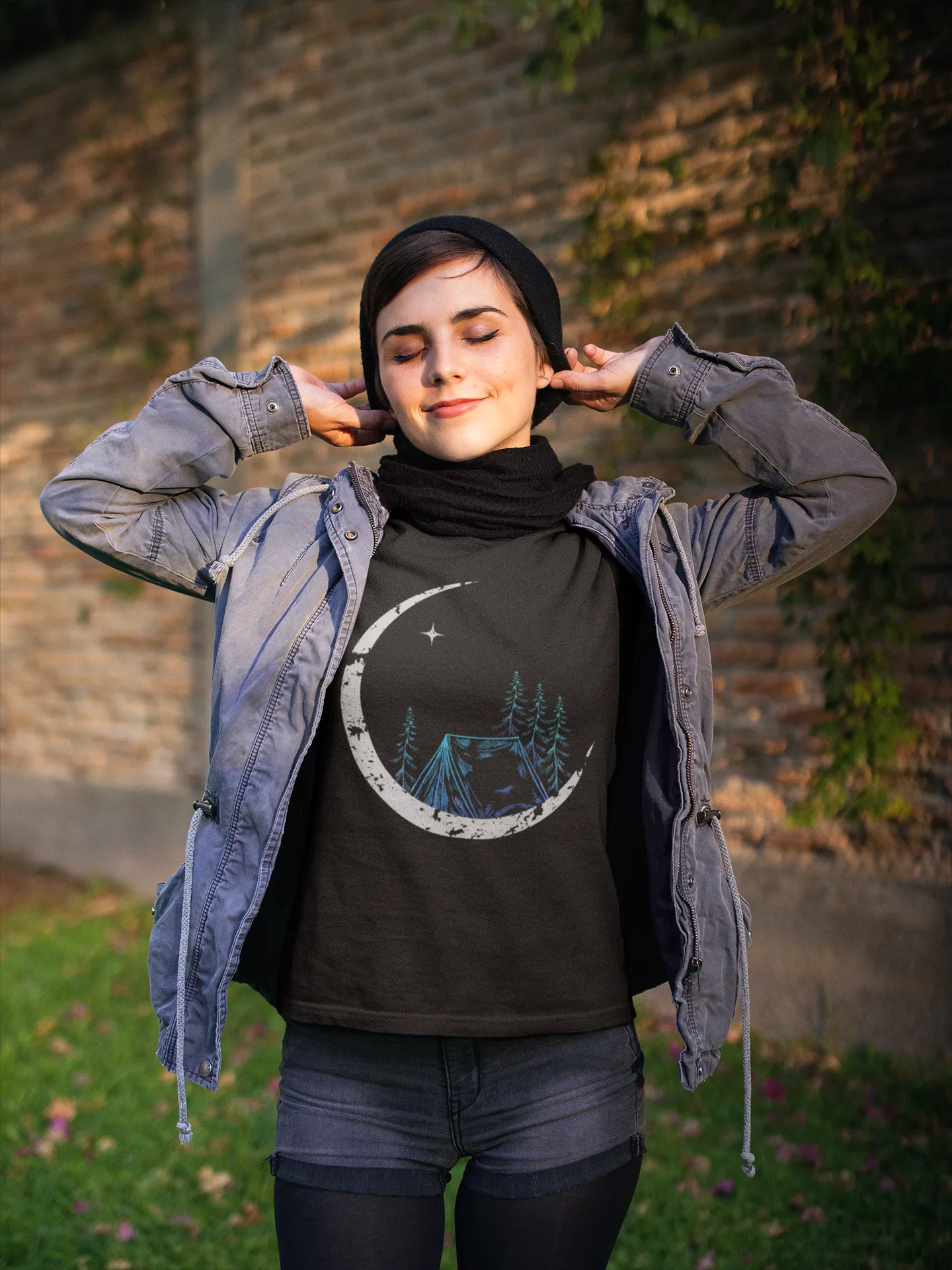 Camping Under the Moon - Unisex Tee