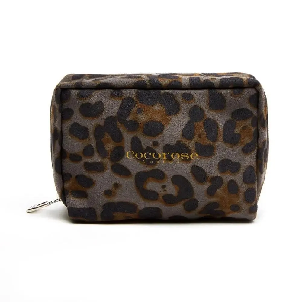 Carnaby - Grey Leopard Foldable Flats