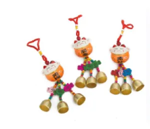 CNY Lucky Cat Bell Decoration ~ 新年 招财猫挂饰铃铛