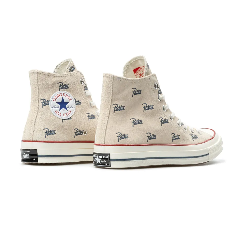 Converse x Patta Chuck 70 Hi | Natural Ivory Insignia Blue