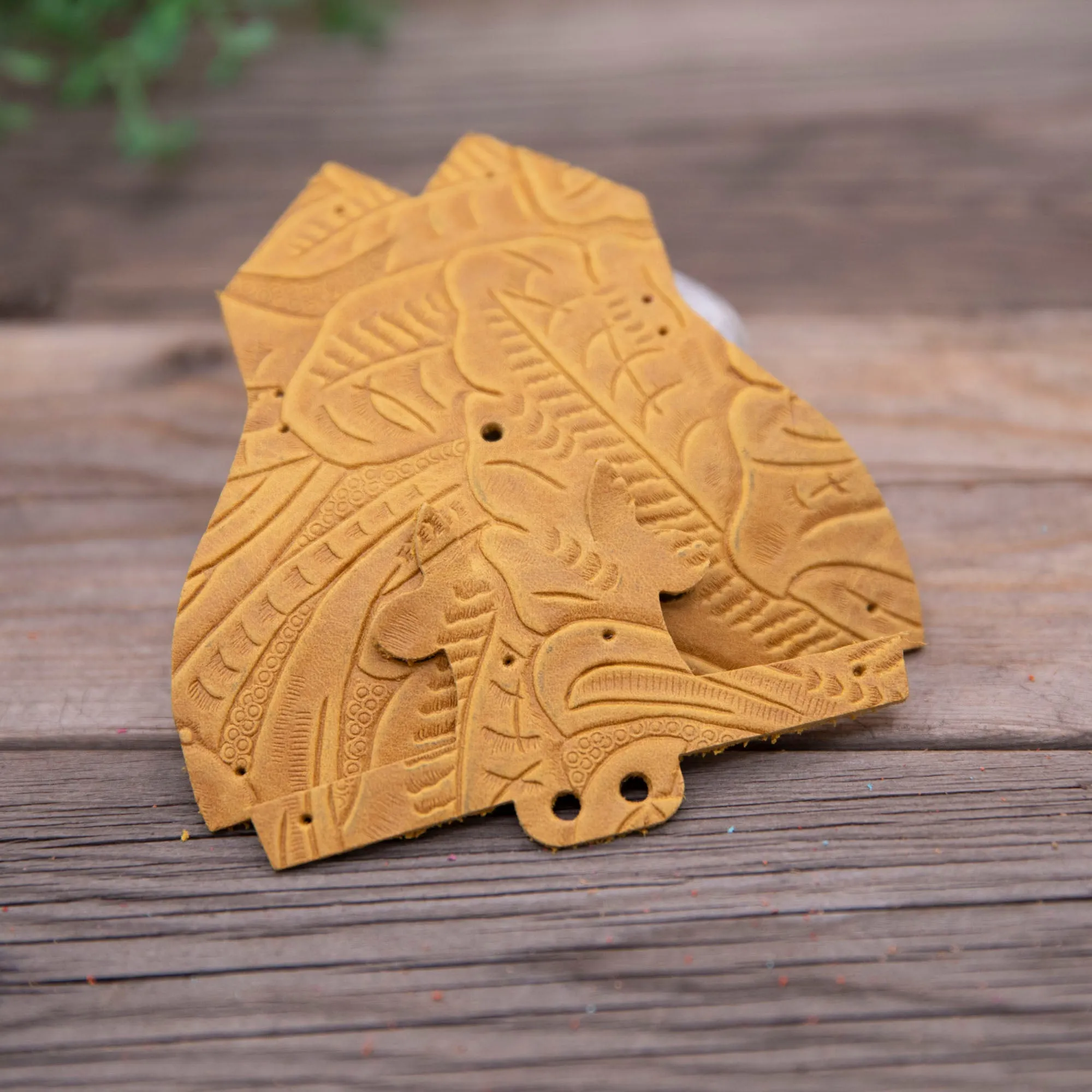Cow Leather Animal Keychain Kits