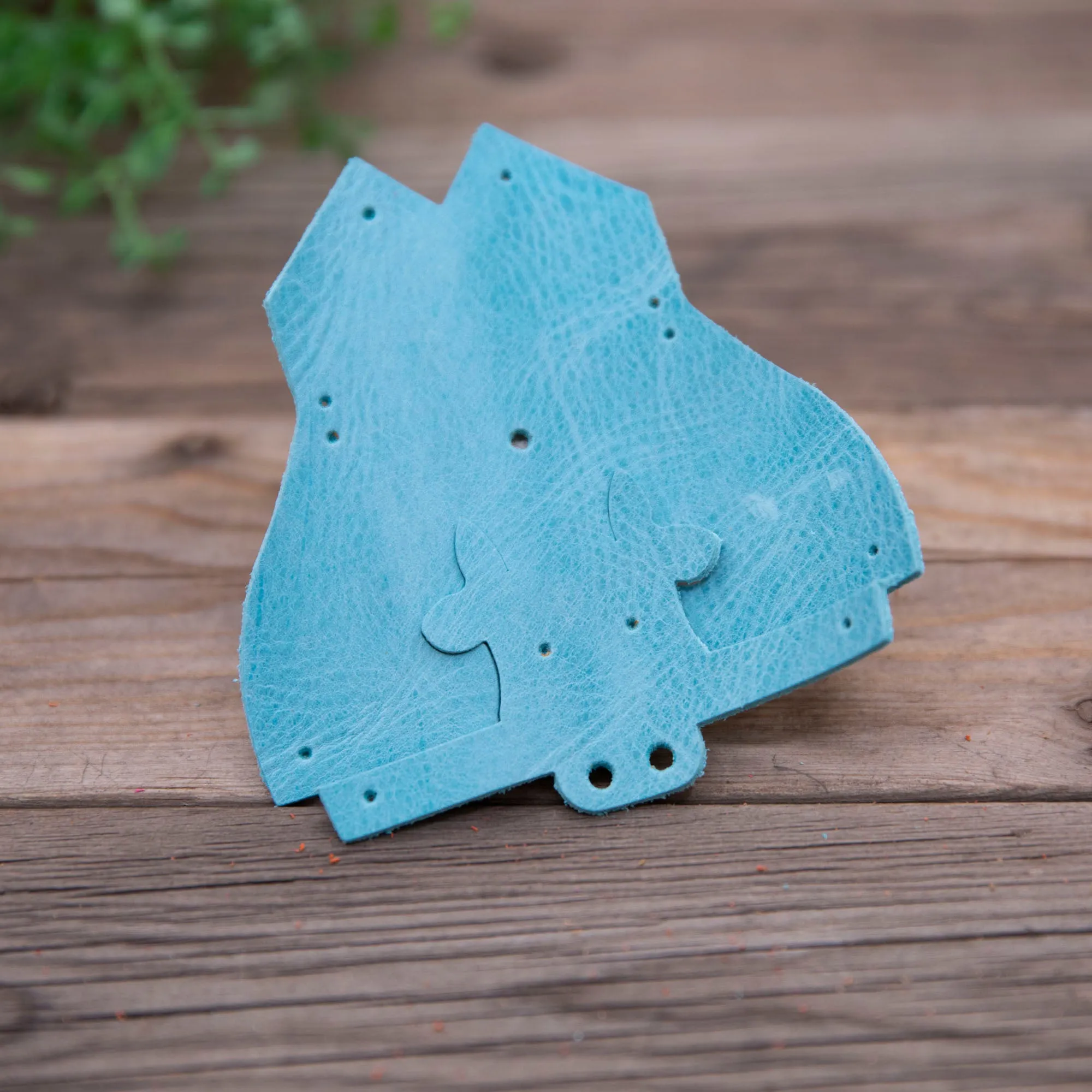 Cow Leather Animal Keychain Kits