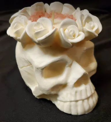 Crystal Skull Candles (Scent-Free)
