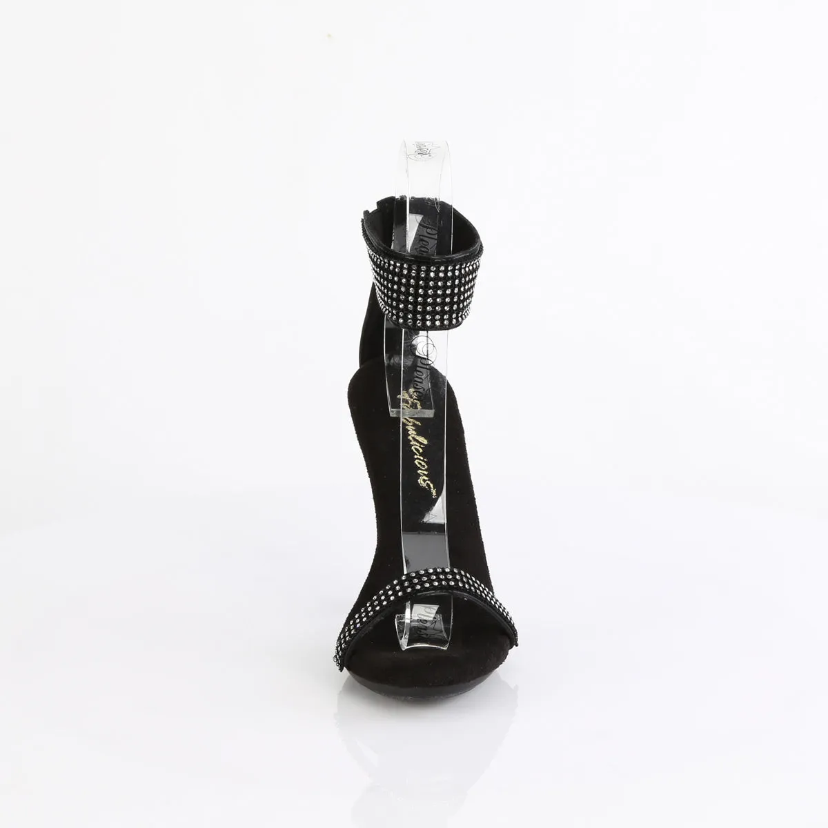 CUPID-440  Black Faux Leather-RS/Black