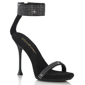 CUPID-440  Black Faux Leather-RS/Black