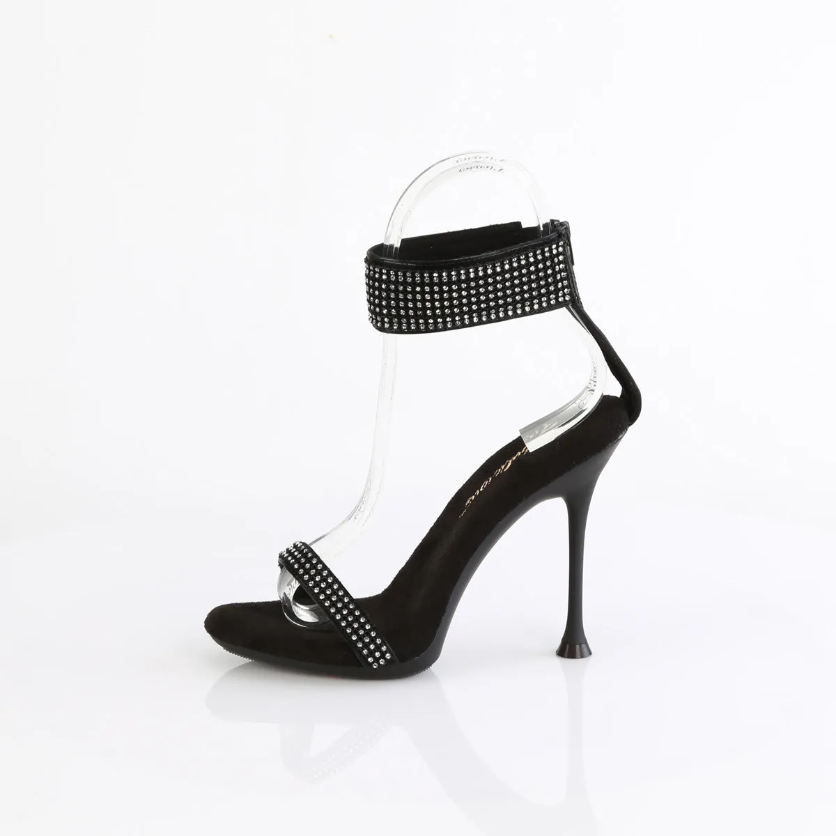 CUPID-440  Black Faux Leather-RS/Black