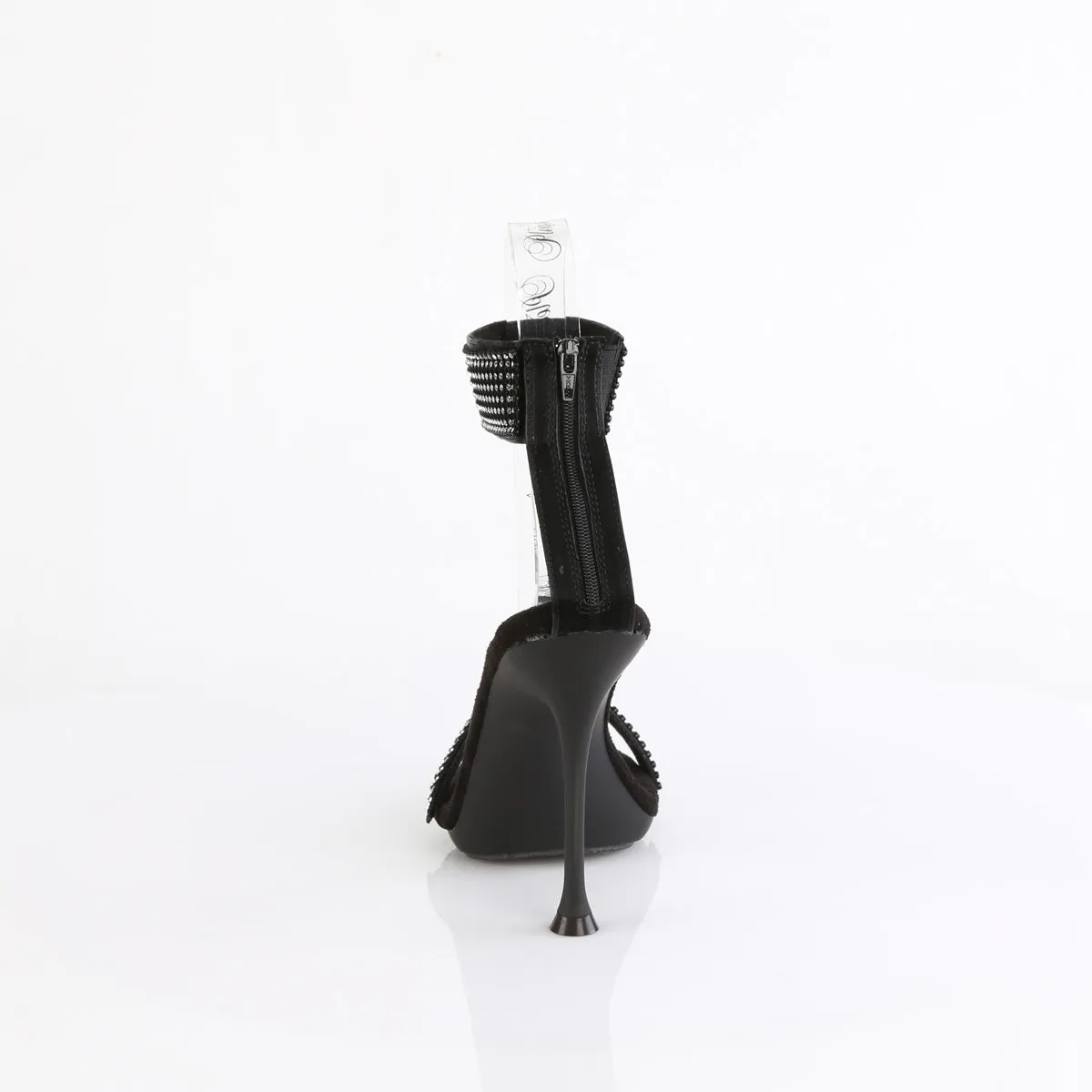 CUPID-440  Black Faux Leather-RS/Black