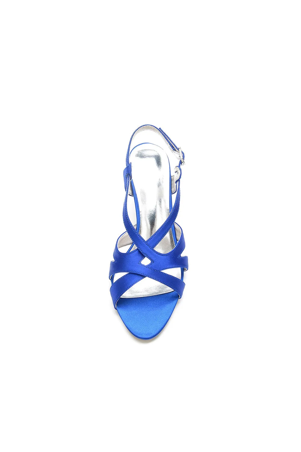 Cut-Out Asymmetrical Strappy Dressy Sandals