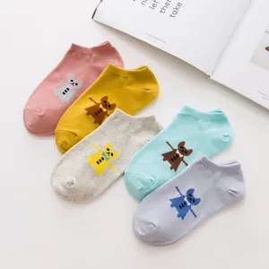 Cute face expressions Socks - 5 Pairs