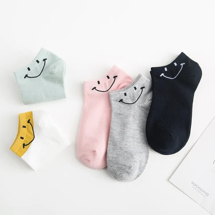 Cute face expressions Socks - 5 Pairs