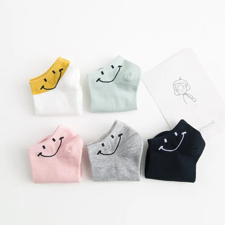 Cute face expressions Socks - 5 Pairs