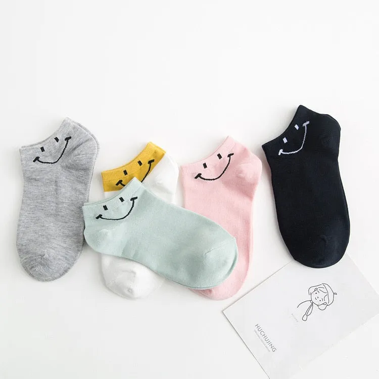 Cute face expressions Socks - 5 Pairs