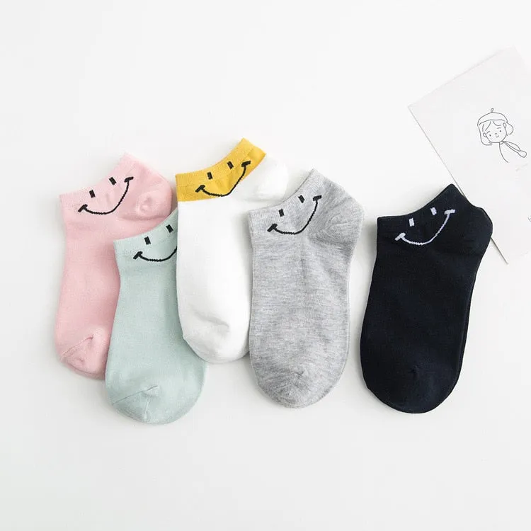 Cute face expressions Socks - 5 Pairs