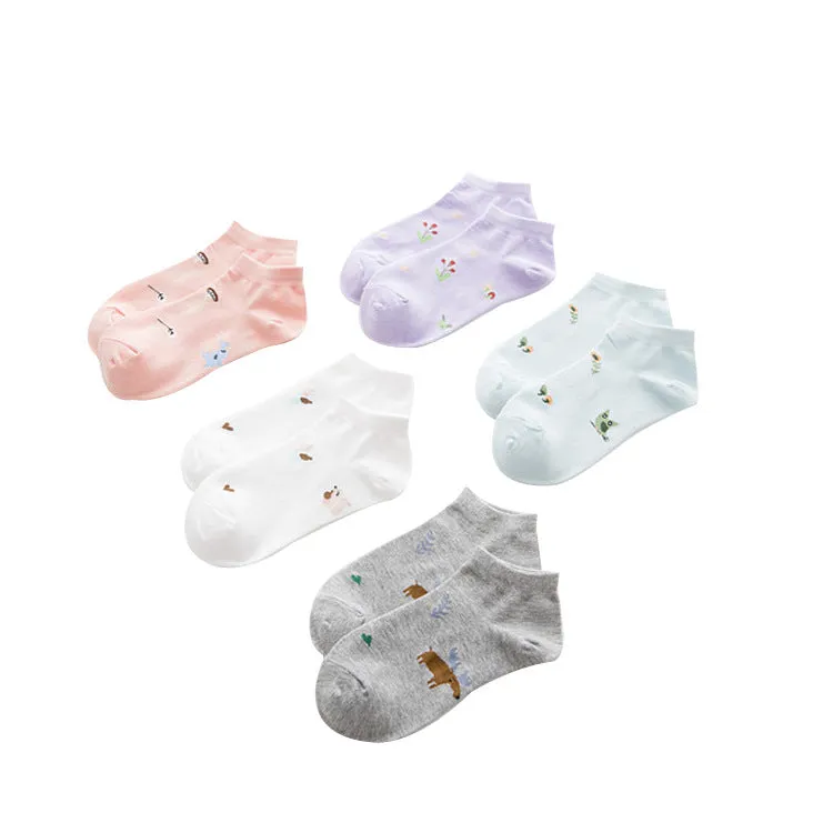 Cute face expressions Socks - 5 Pairs