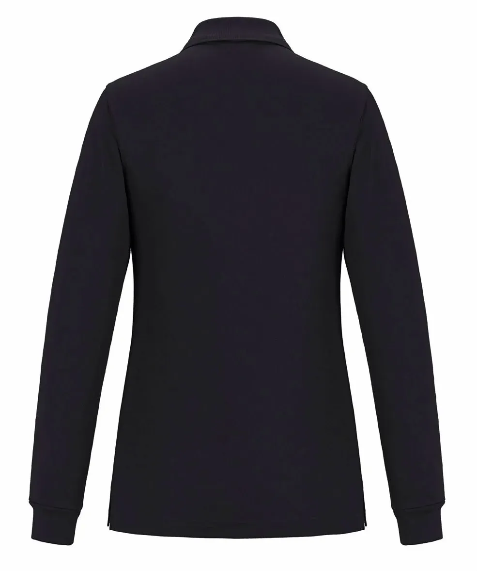 CX2 Birdie - Ladies Long Sleeve Pique Mesh Polo Shirt, Style S05738