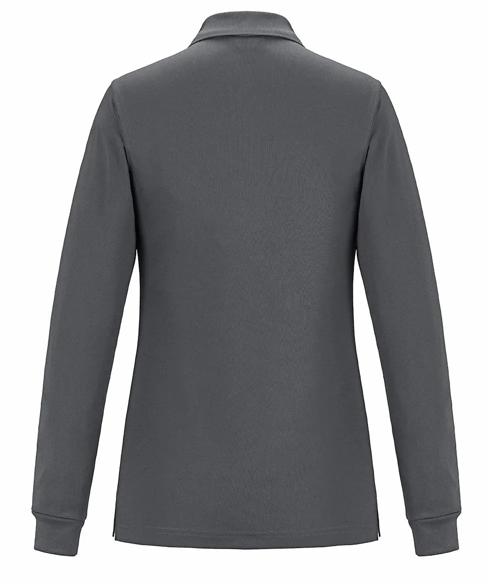 CX2 Birdie - Ladies Long Sleeve Pique Mesh Polo Shirt, Style S05738