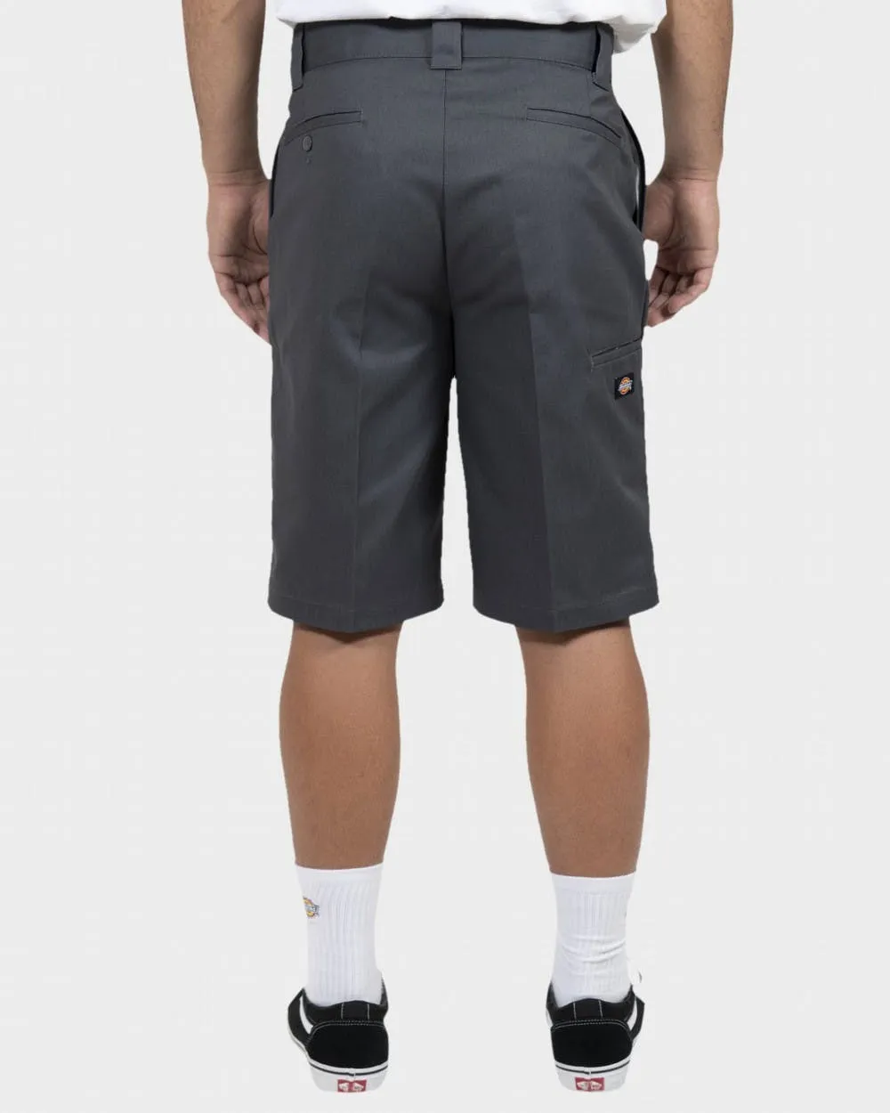 DICKIES 12" SLIM STRAIGHT WORK SHORT CHARCOAL