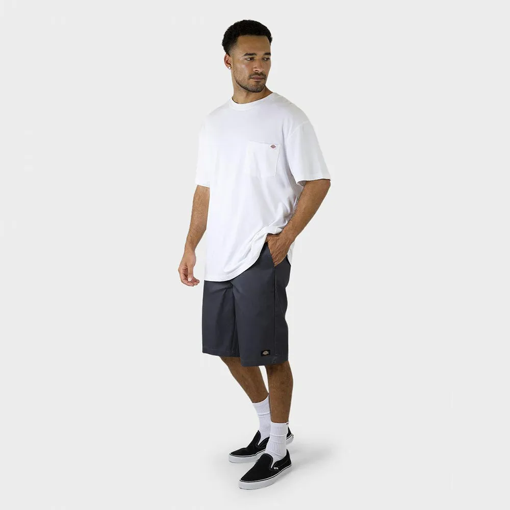 DICKIES 12" SLIM STRAIGHT WORK SHORT CHARCOAL