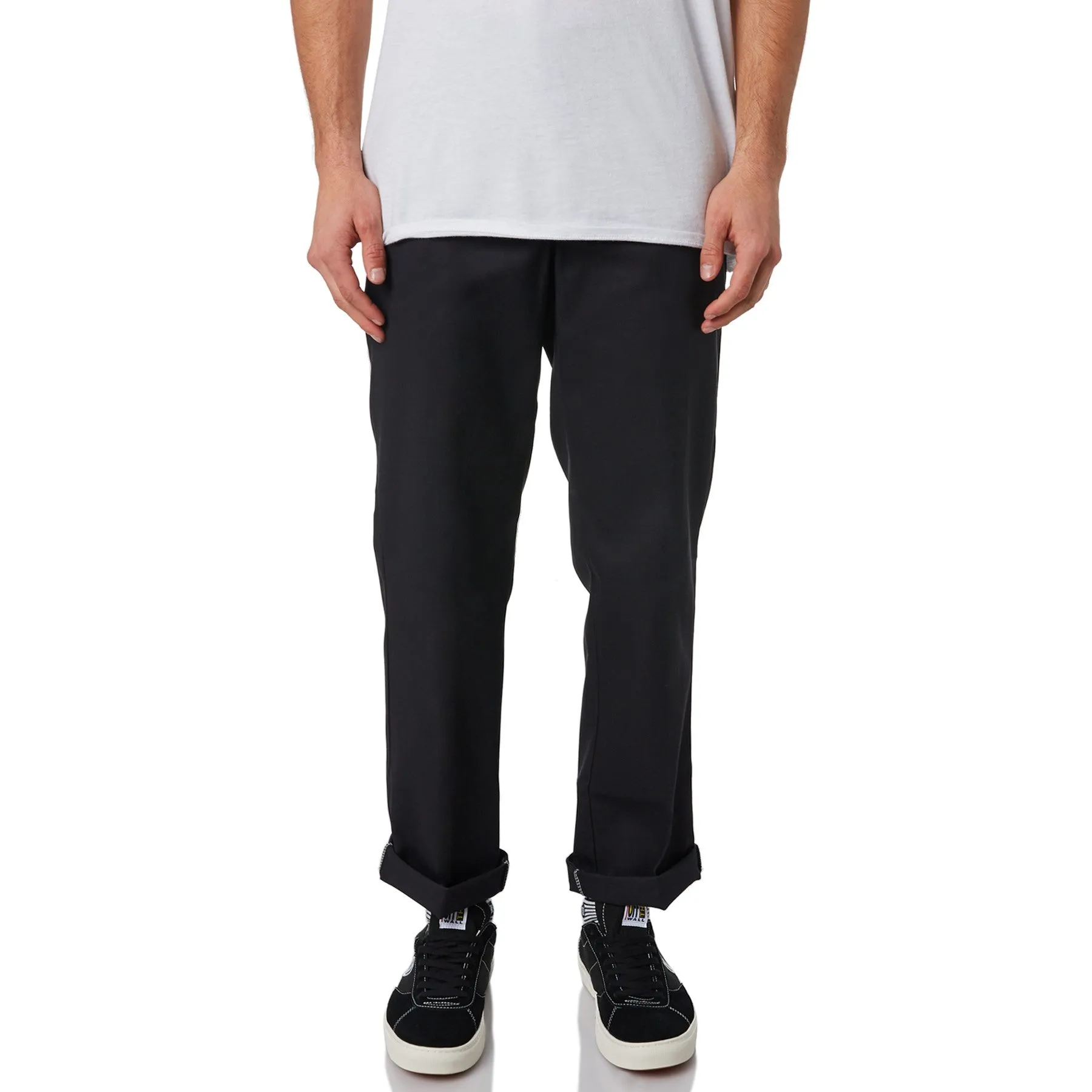 DICKIES BOYS 873 SLIM STRAIGHT PANT BLACK