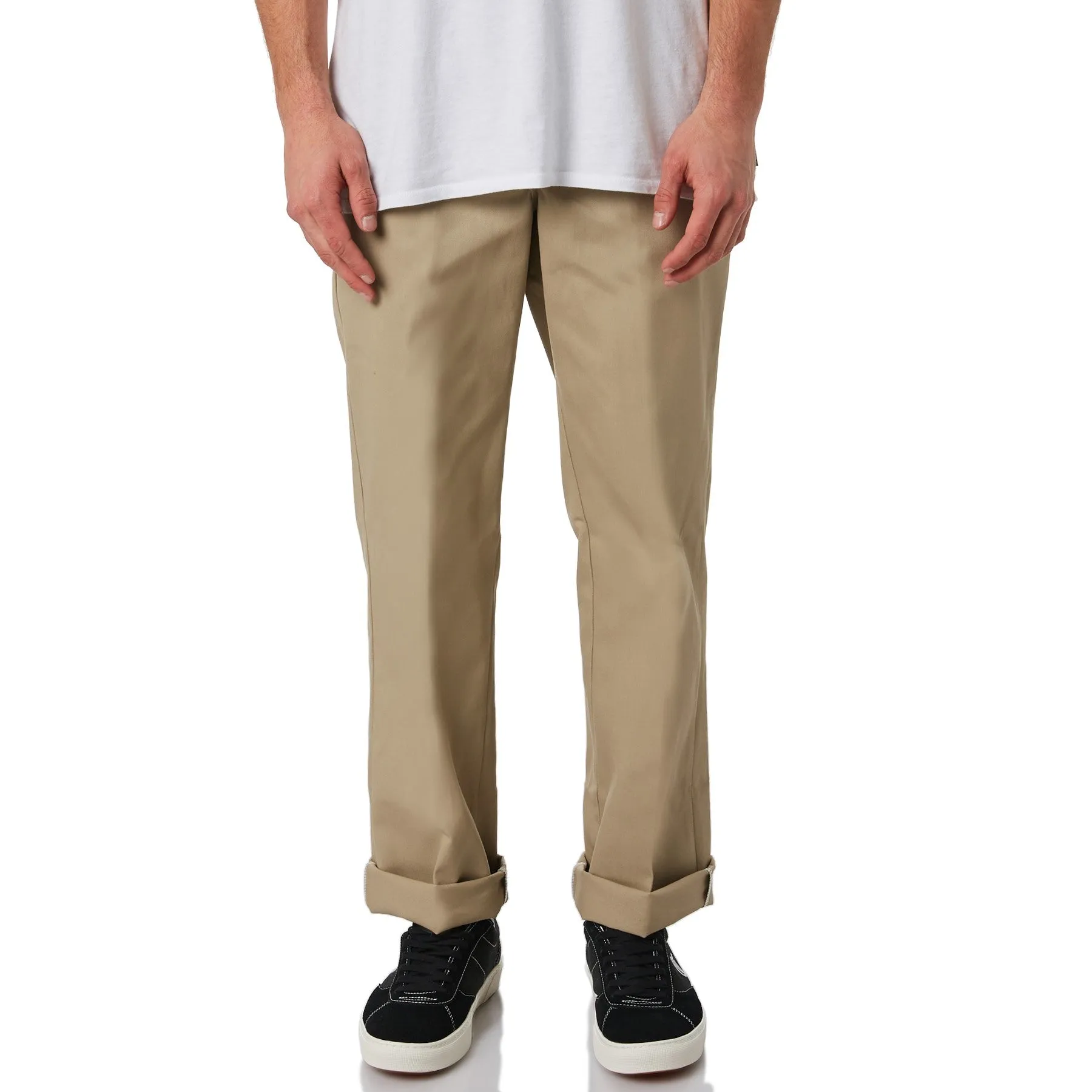 DICKIES BOYS 873 SLIM STRAIGHT PANT KHAKI