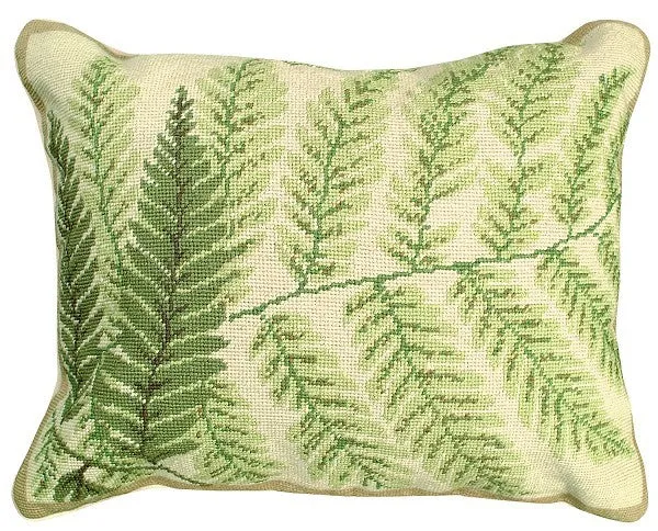 Fern - Helene Verin 16X20 Needlepoint Pillow NCU-82