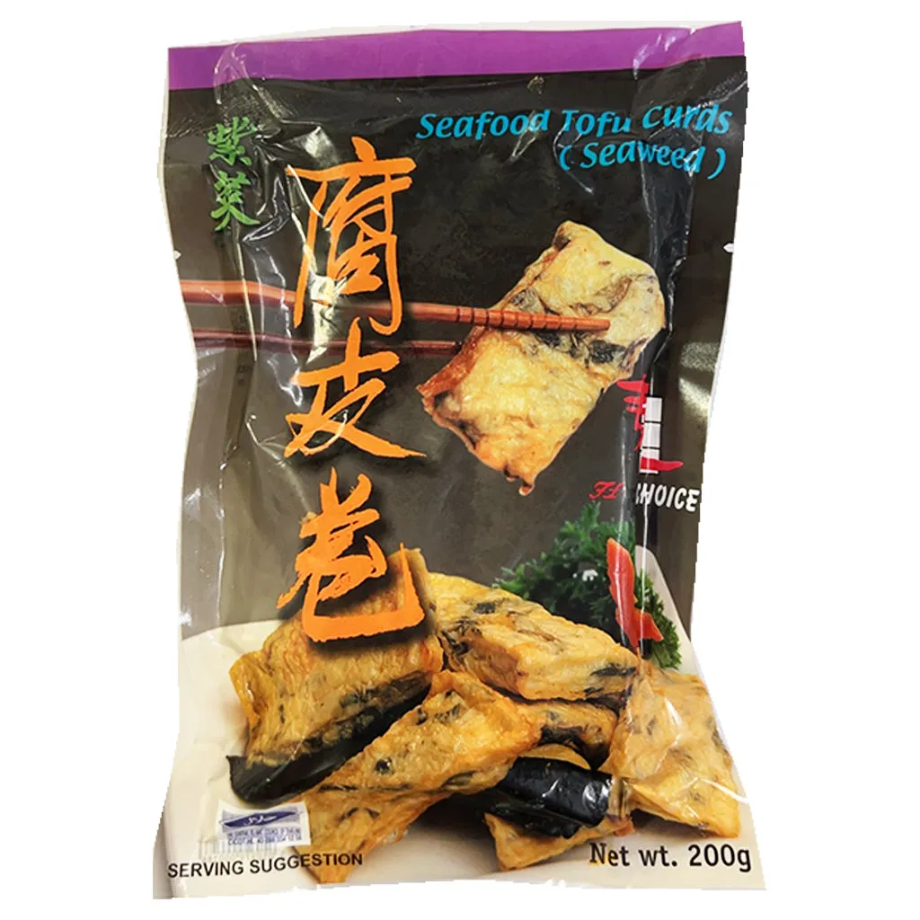 First Choice Seaweed Tofu Curd 200g ~ 泰一海苔豆腐 200g