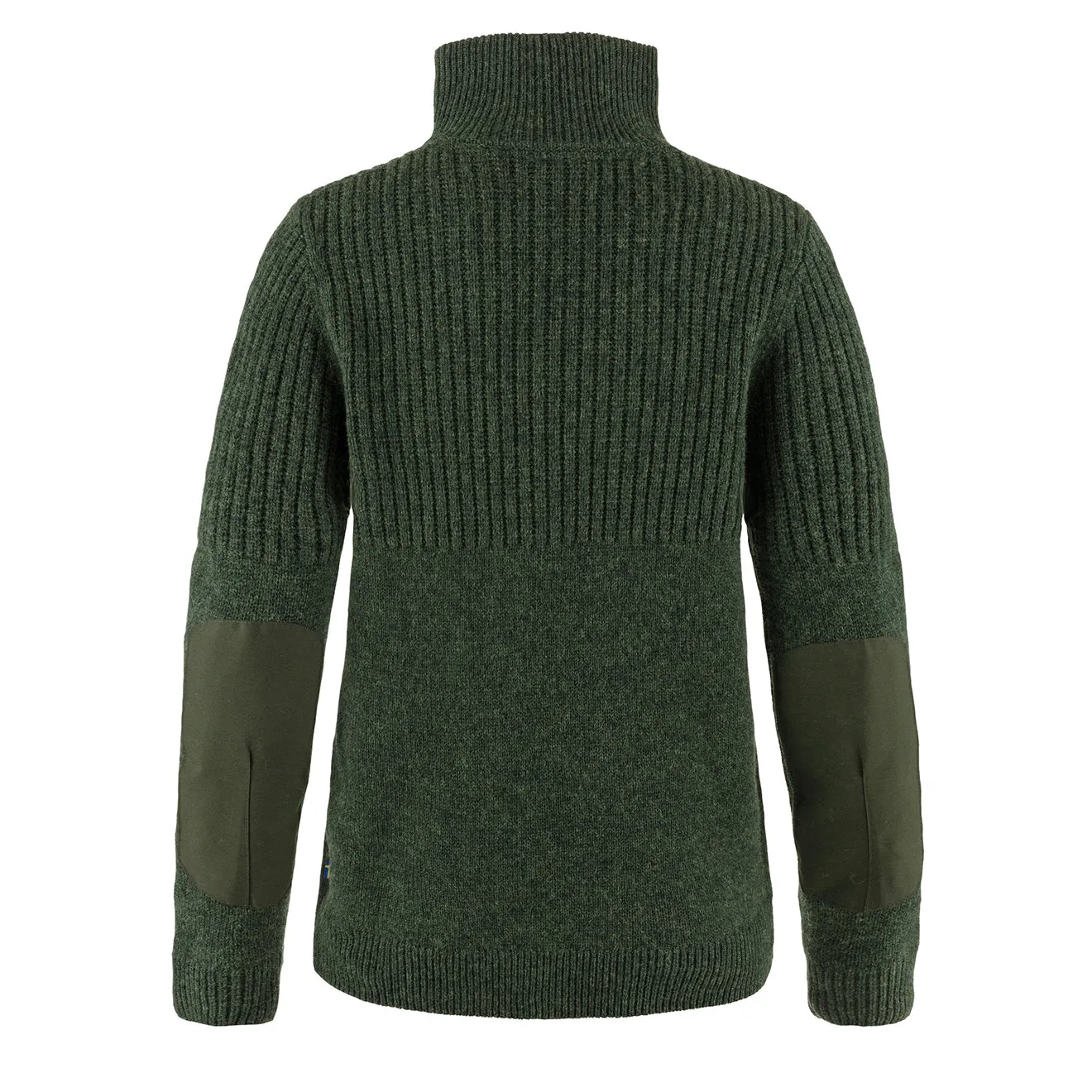 Fjallraven Womens Ovik Half Zip Knit Deep Forest