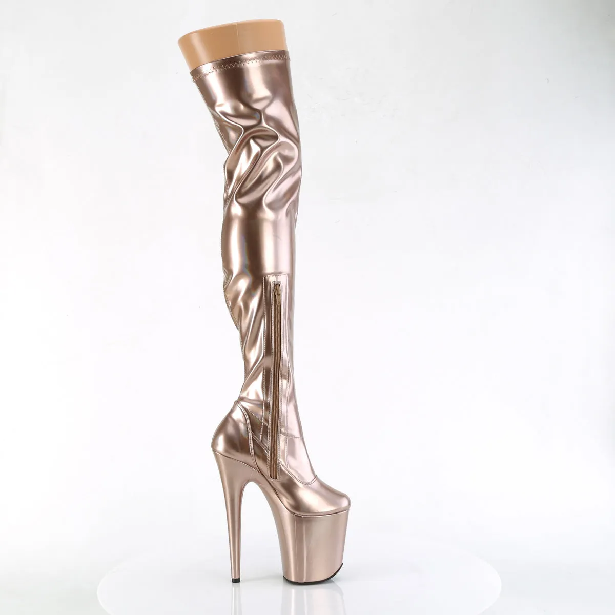 FLAMINGO-3000HWR  Rose Gold Stretch Holo/Rose Gold Holo